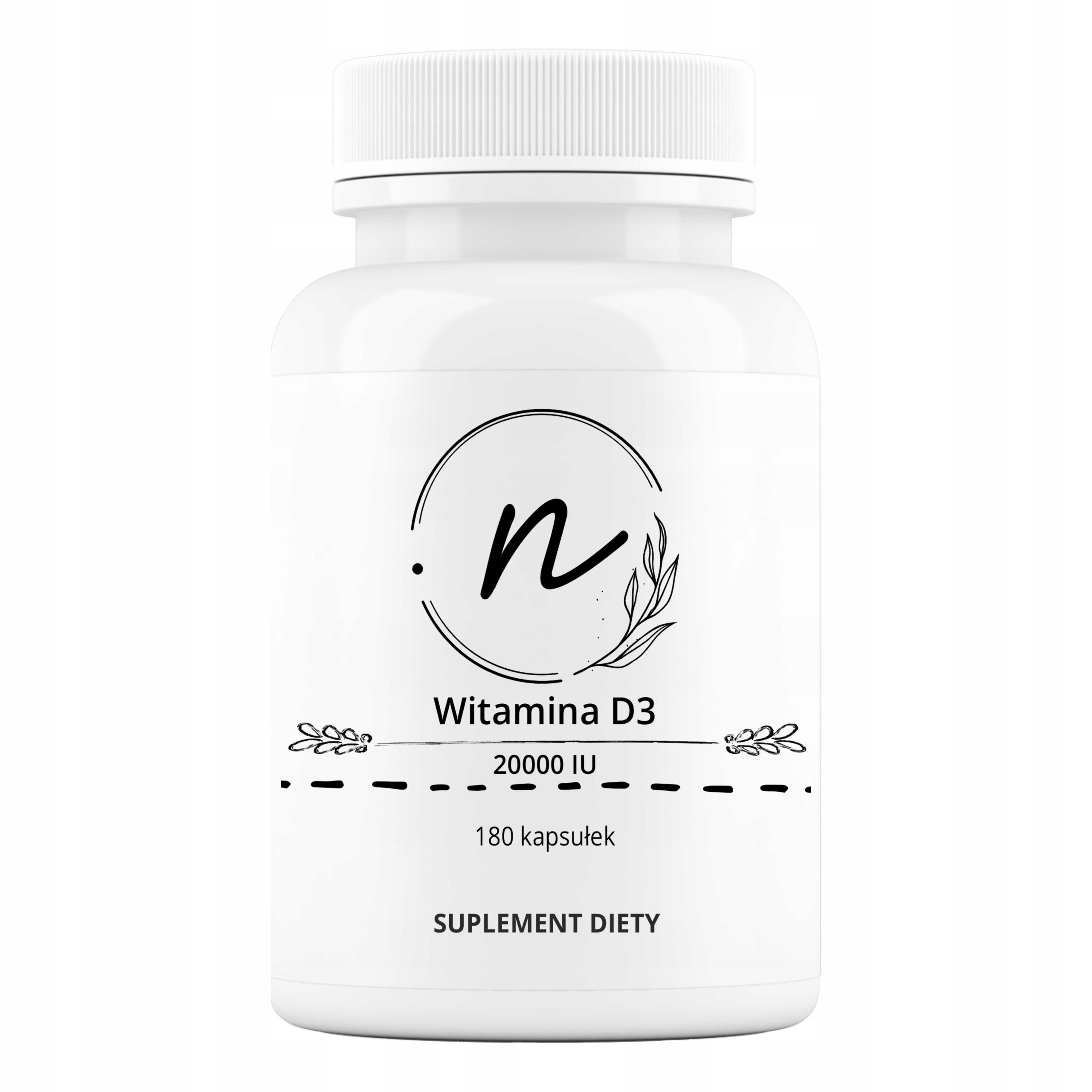 NaturePRO Vitamin D3 20000 IU 180 capsules