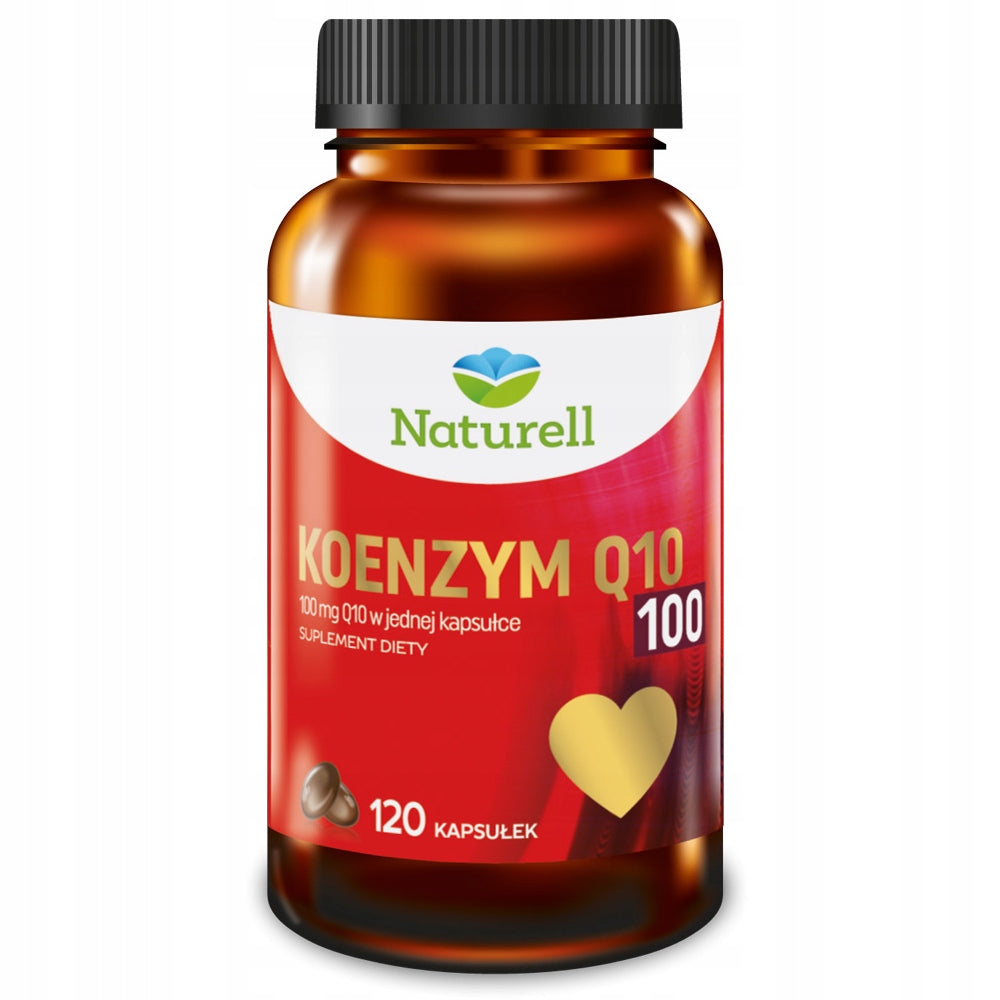 Naturell Coenzyme Q10 100 mg 120 kaps | Ubiquinone, natural, fermented