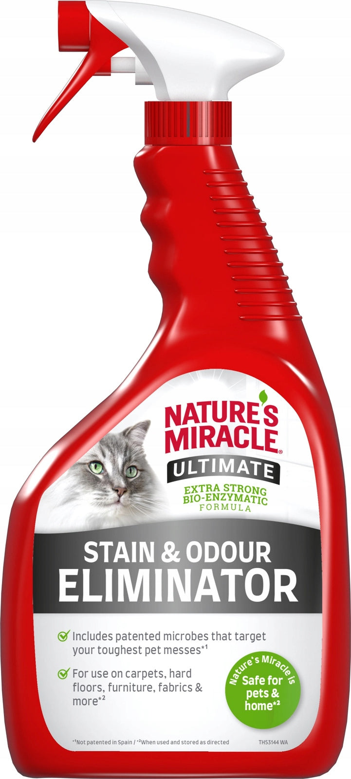 Priemonė įsisenėjusių kačių nešvarumams šalinti Nature's Miracle Ultimate Stain&Odour, 946 ml