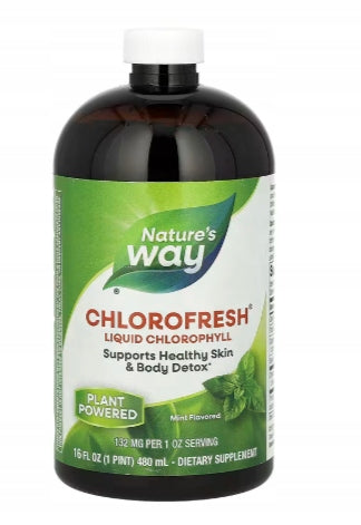 Natures Way Chlorofresh 473,2 ml Chlorophyll Liquid Packaging status original