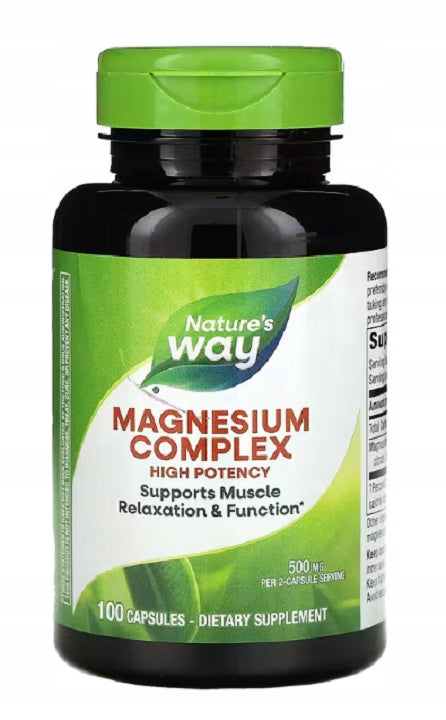 Natures Way Magnesium Citrate Magnesium Complex Magnesium 500 mg 100 kaps