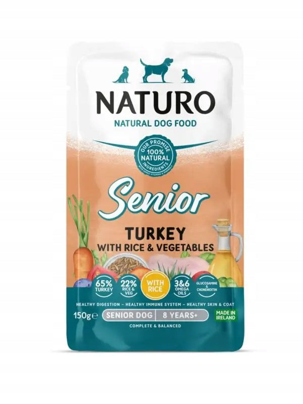 Naturo Mini Grain Free Senior Turkey 150g