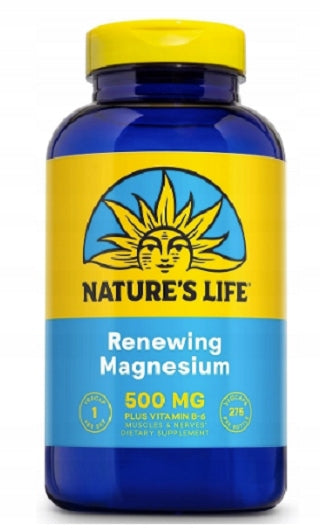Naturs Life Magnesium Regenerating Magnesium with B6 Malate Citrate 500mg 100caps Packaging status original