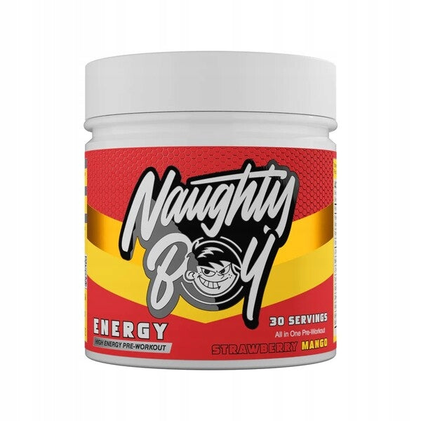 Naughty Boy - Pre-workout, Energy, Strawberry Mango, Powder 390g