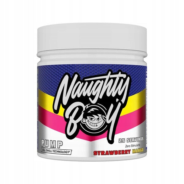 Naughty Boy Pump Strawberry Mango Powder 400g