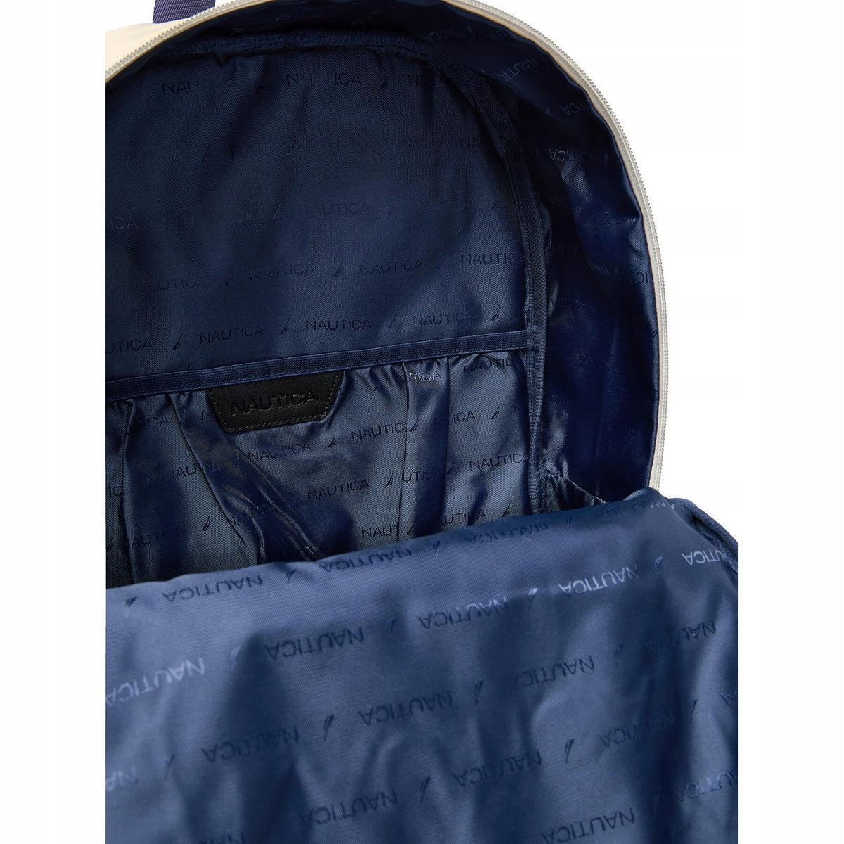 Nautica Backpack Unisex Beige NAUTICA-CWBEO-NTC-P-005-09 Beige Navy Blue
