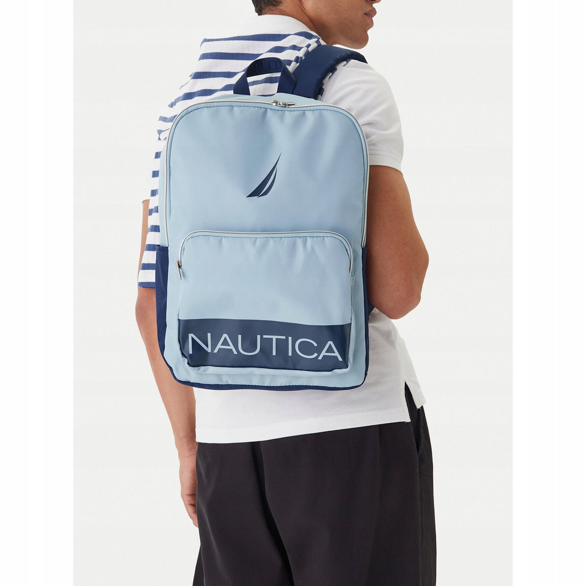 Nautica Backpack Unisex Blue NAUTICA-CWBEO-NTC-P-002-09 Blue Grana Brand nautica