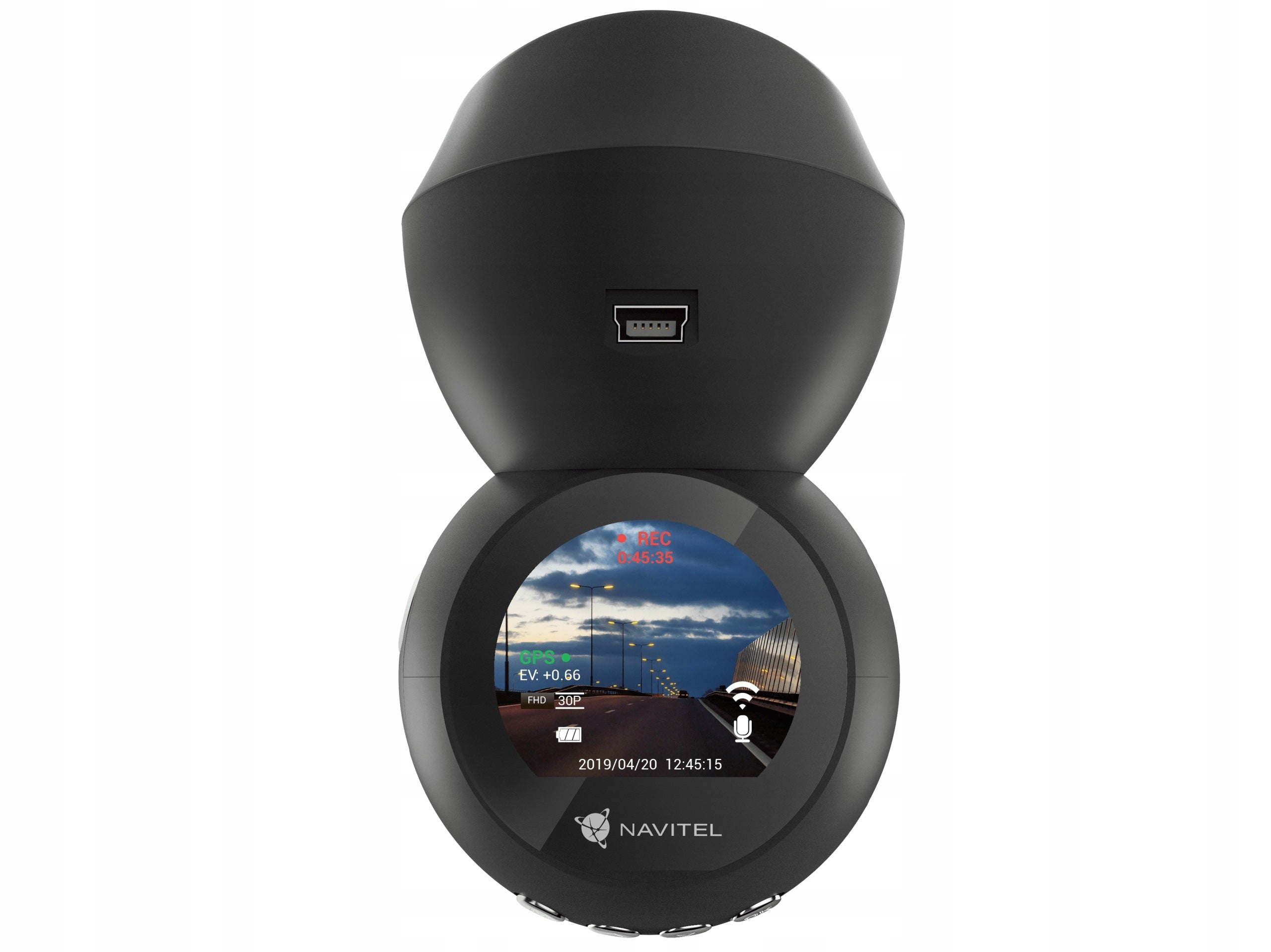 Navitel R1000 Car Camera Driving Recorder Video Full HD GPS Wi-Fi Brand no brand