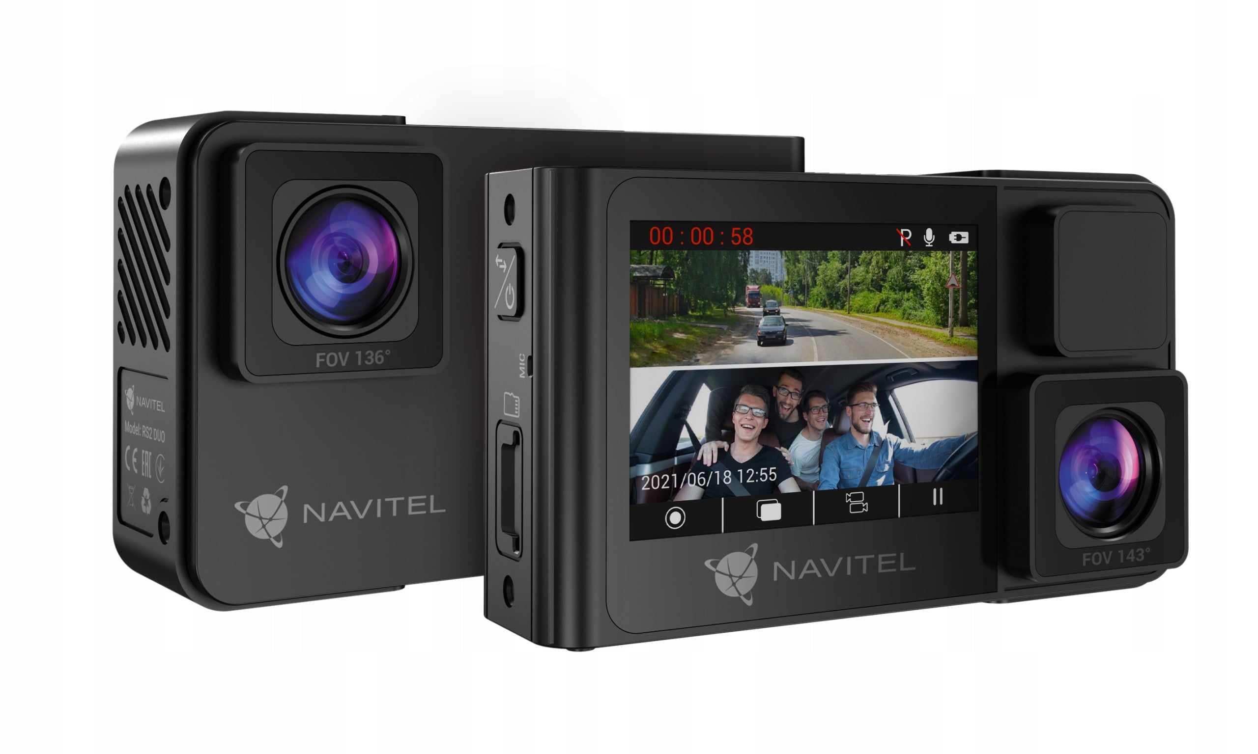 Navitel RS2 DUO Car Video Driving Recorder + Indoor Camera Brand no brand