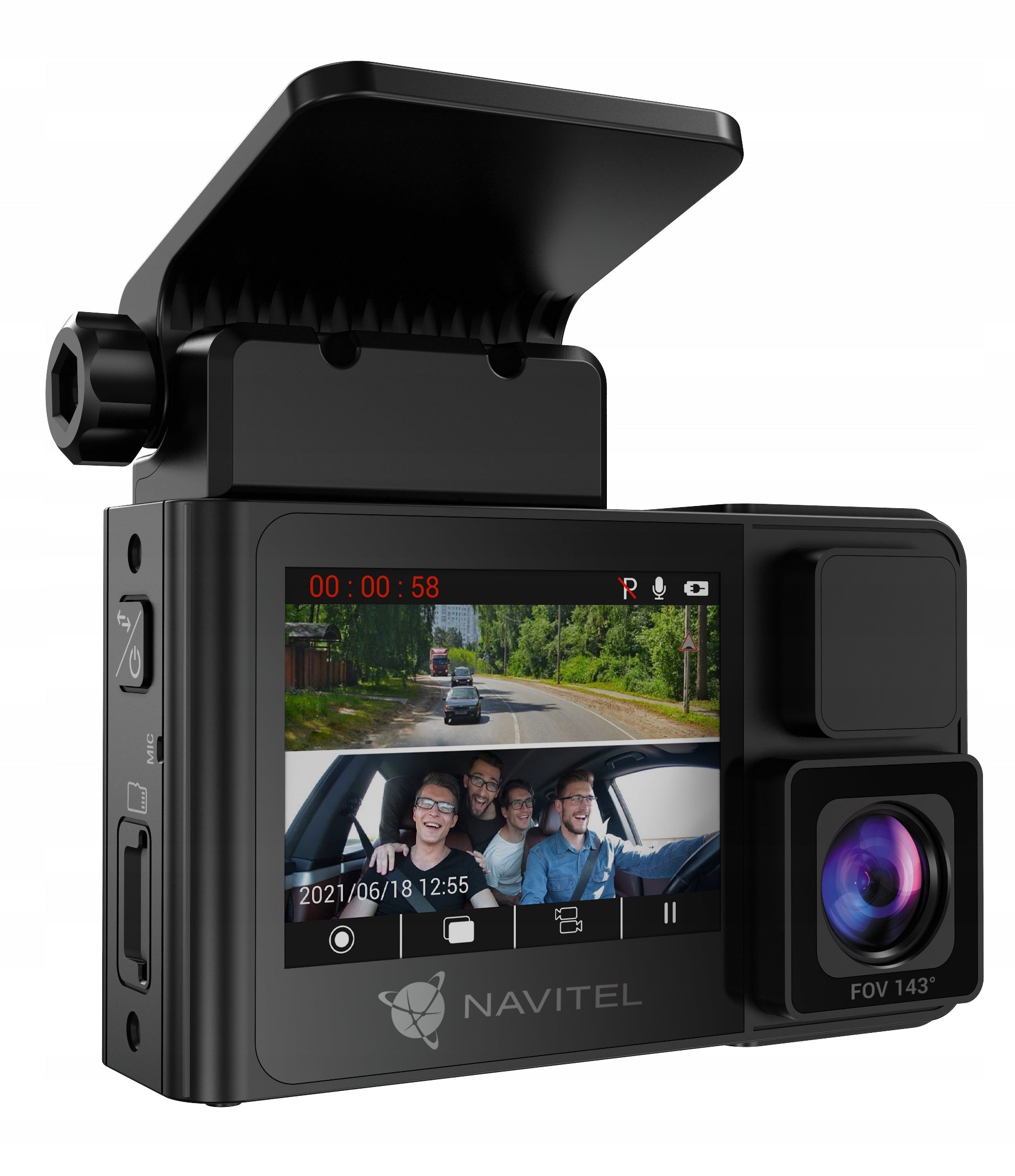 Navitel RS2 DUO Car Video Driving Recorder + Indoor Camera Model 606182004