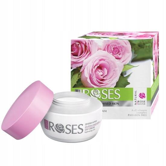 Drėkinamasis kremas normaliai ir mišriai odai Roses 50 ml