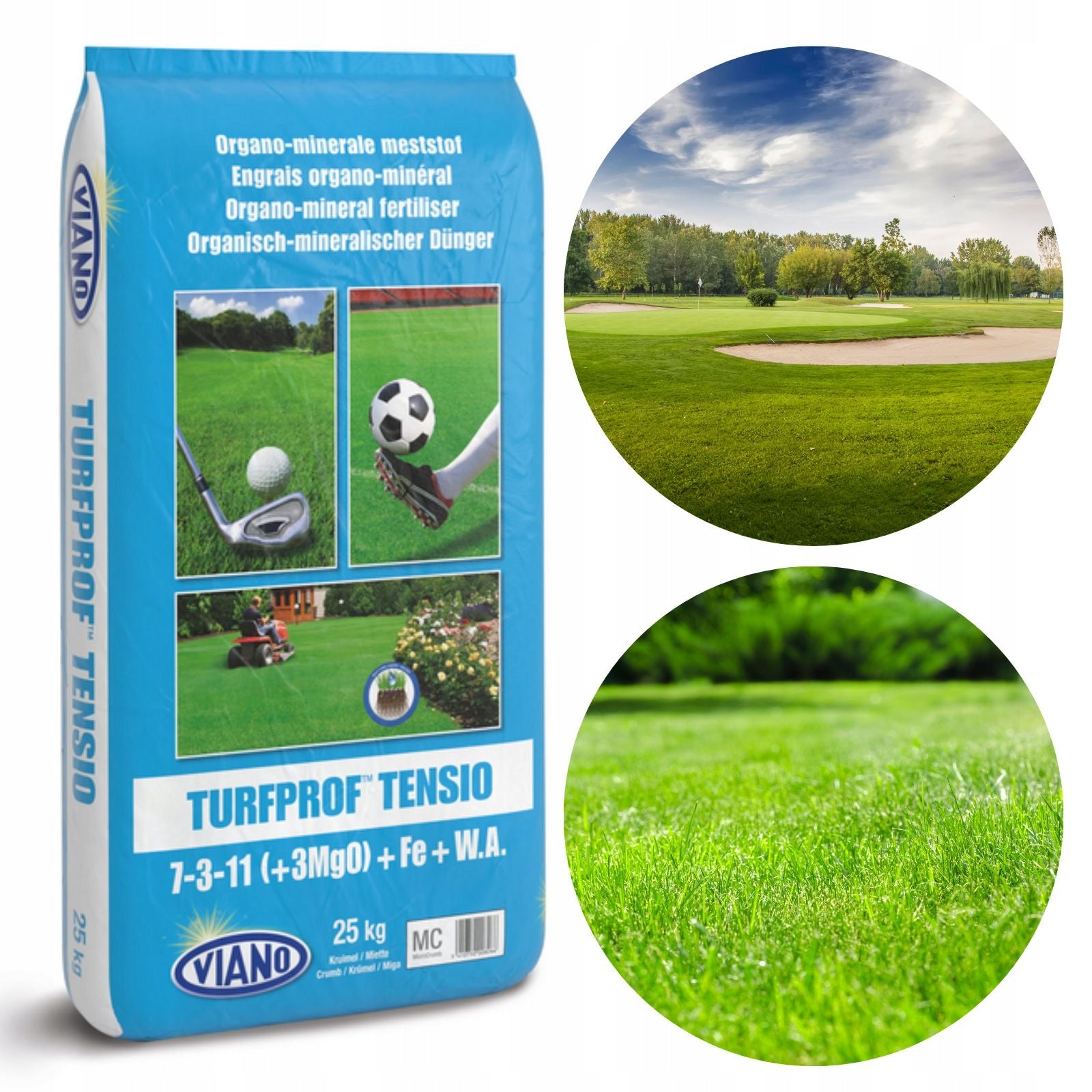 Langzeit-PROF-Dünger für brenngefährdete Rasenflächen 25 kg Turfprof Tensio 