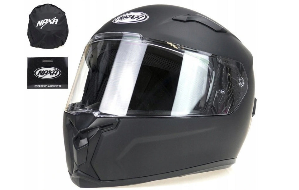 Naxa F25 full-face motorcycle helmet, black, matt XL
