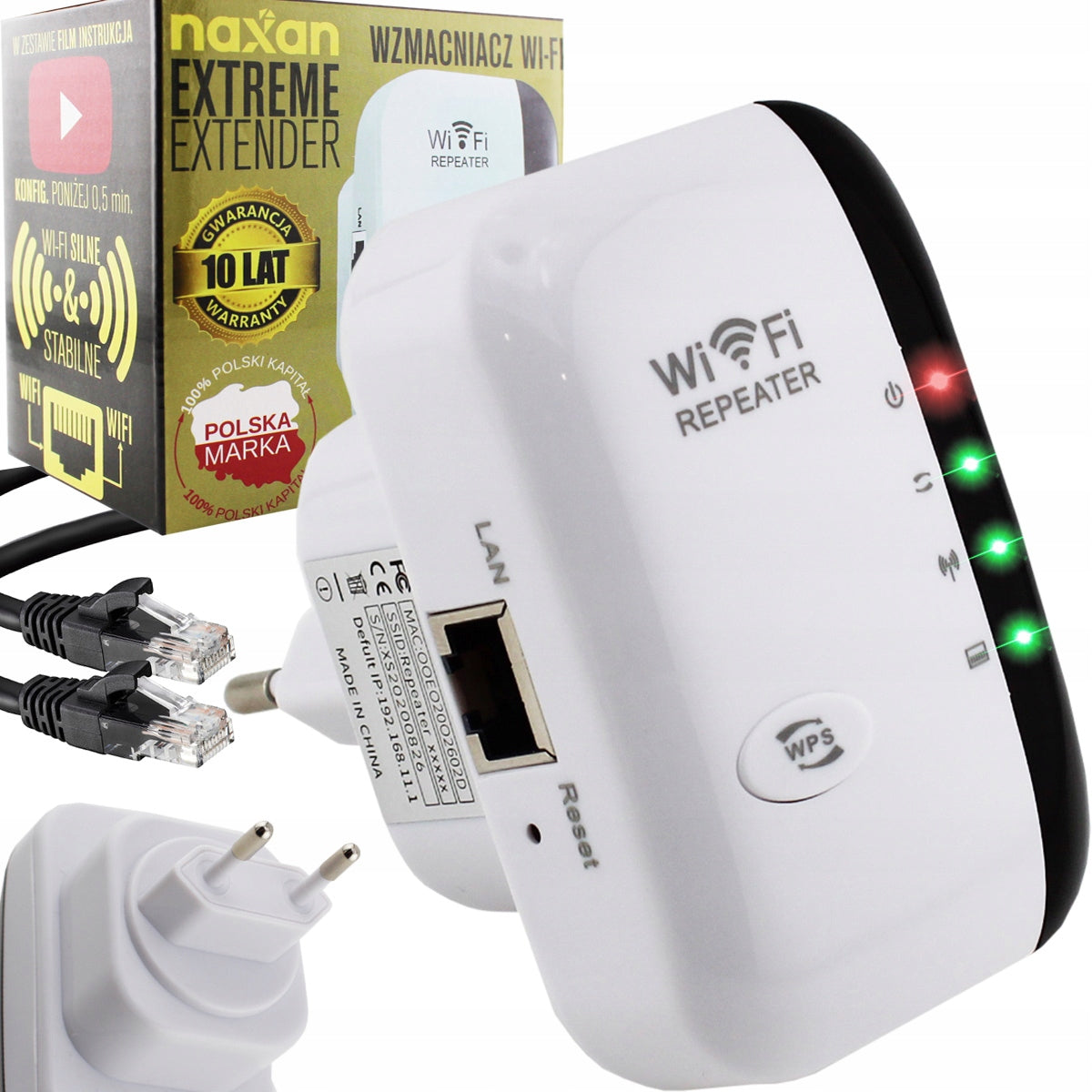 Naxan Extreme 300 Mbps 2.4GHz WiFi Signal Amplifier Network Range Powerful