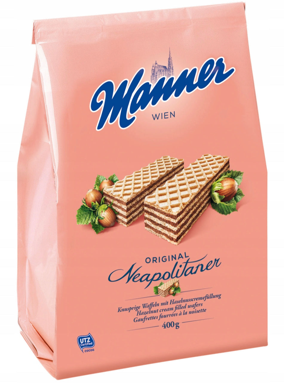 Neapolitan Wafers 400g Manner Manufacturer code 6049
