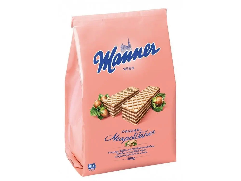 Neapolitan Wafers 400g Manner