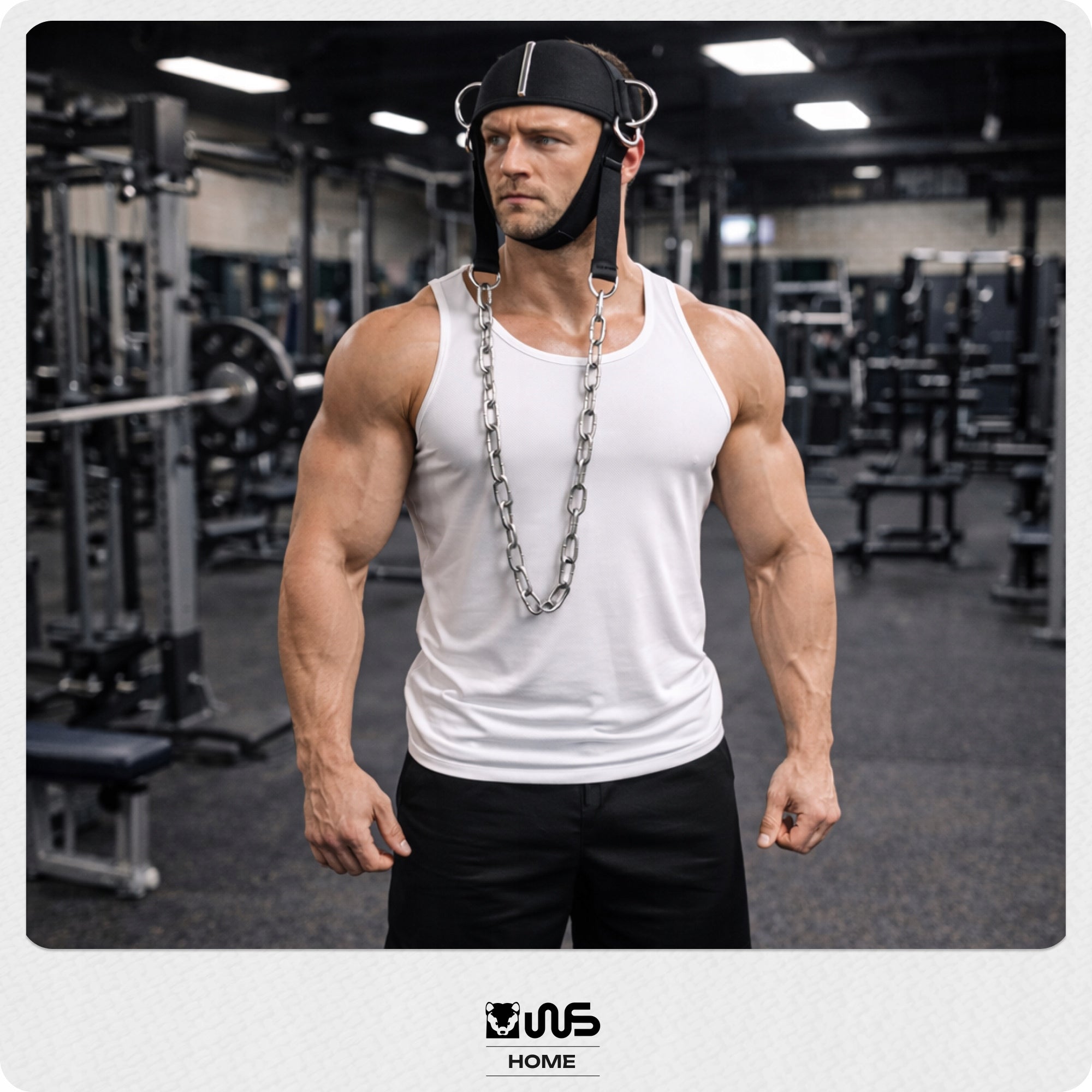Neck Belt Exercise Muscles Nose Crown Harness Fitness Strengthening Training Brand no brand