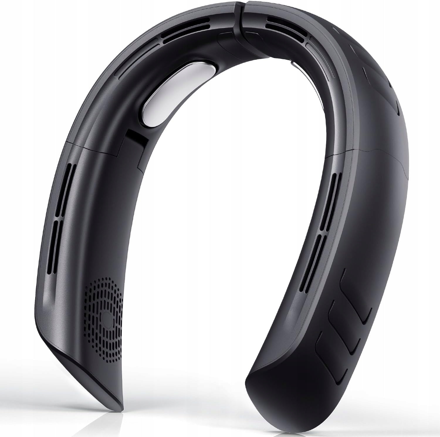 Neck Fan Portable Folding, 6000 mAh, 3 Speeds, Black