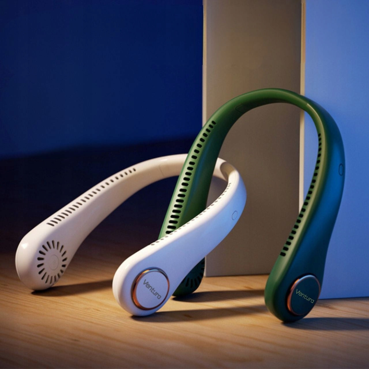 Neck Fan Windmill Wireless Portable Flexible Ventura 8h Manufacturer code Wentylator na szyję bezprzewodowy 03