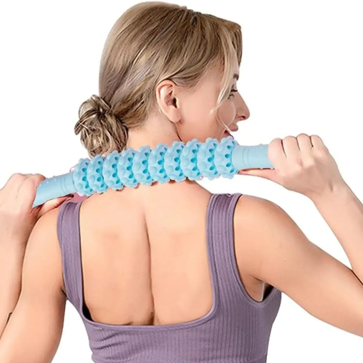 Neck Massager Back Body Roller With Protrusions Yoga Fitness