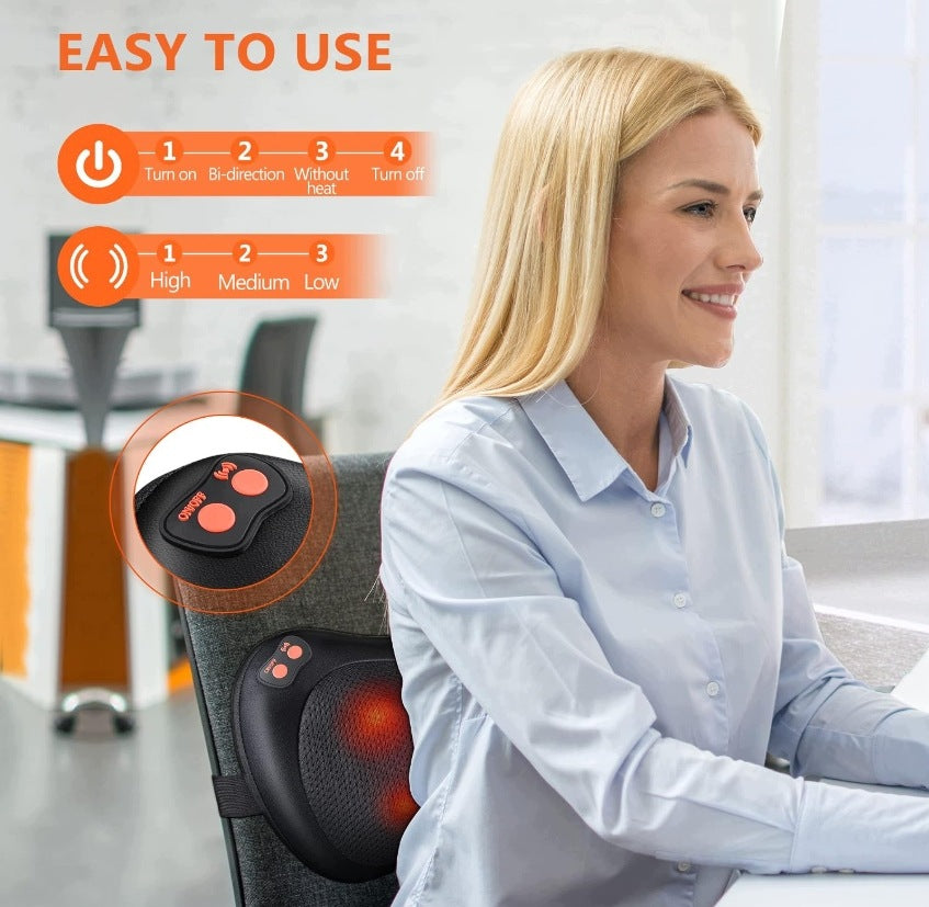 Neck Massager, Brelley Back Massage Pillow, Arms Packaging status original