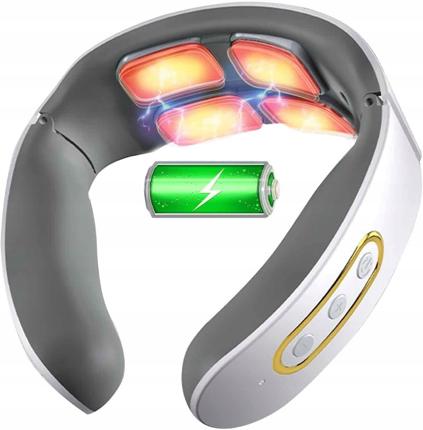 Neck Massager EMS Electric Wireless USB 4 Electrodes JT-809 Manufacturer code NM2131