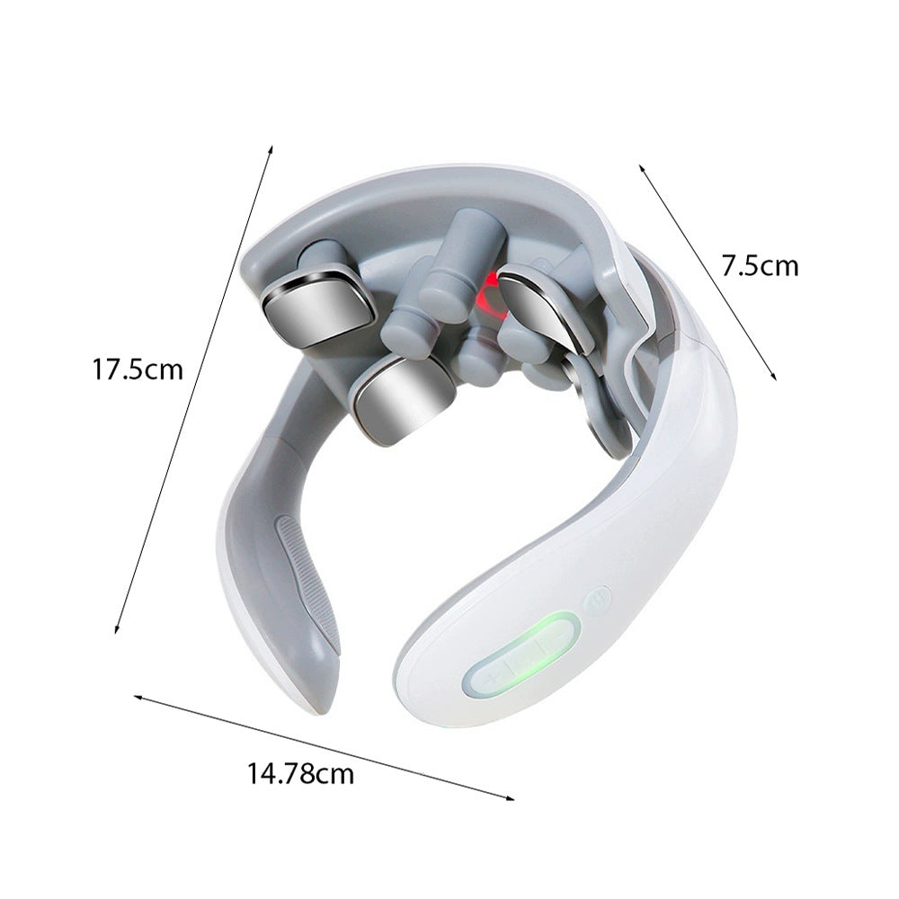 Neck Massager Electric Massager 4 Heads Pulse Massage Heat Function Brand no brand