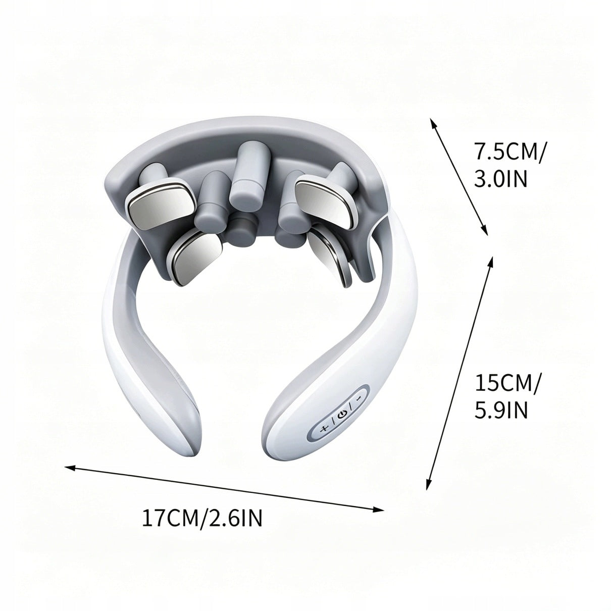 Neck Massager Neck Electrostimulator 9 Massage Heads Wireless Neck Medical device no
