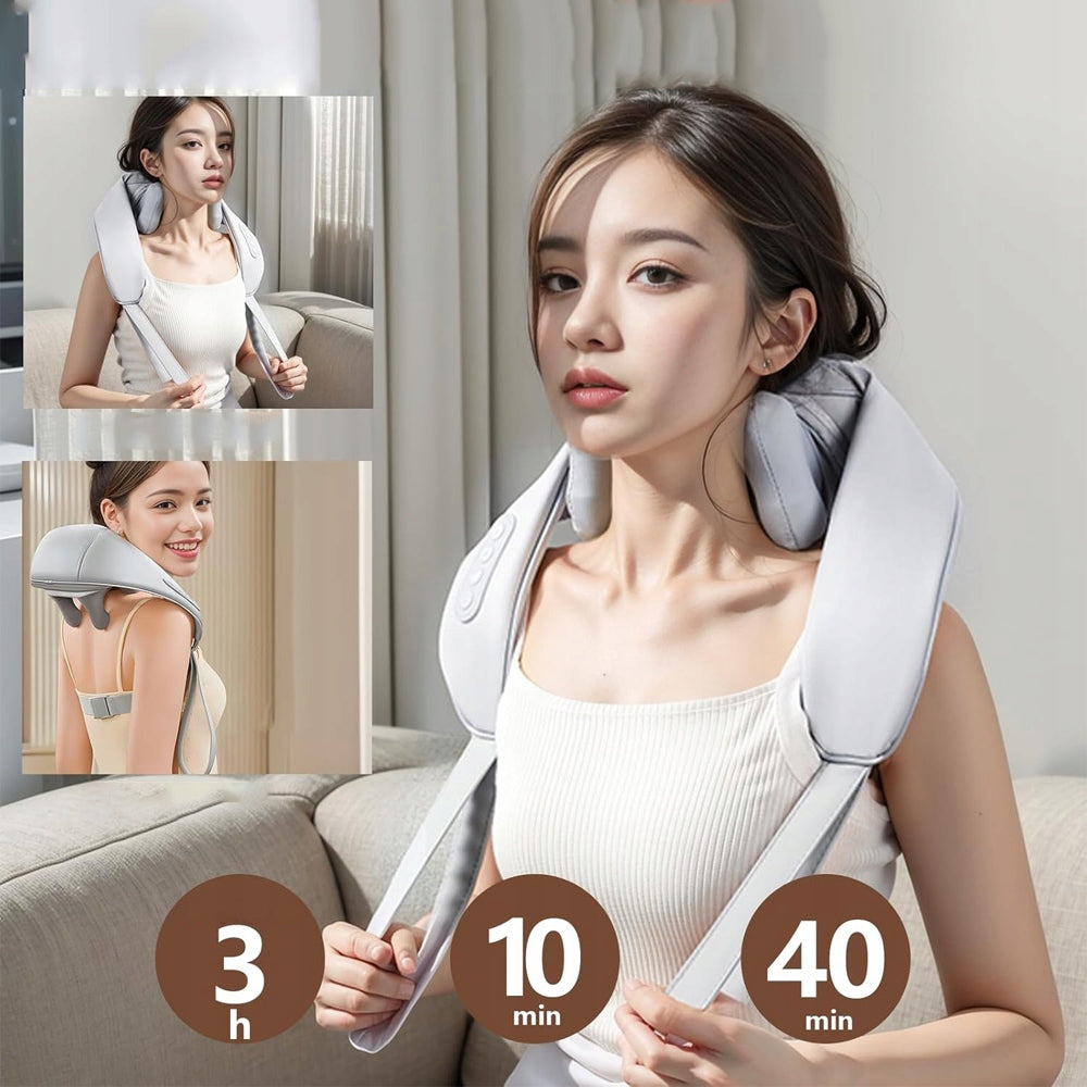 Neck Massager With Heating Shiatsu Massager For Back Waist Leg Muscle Packaging status original