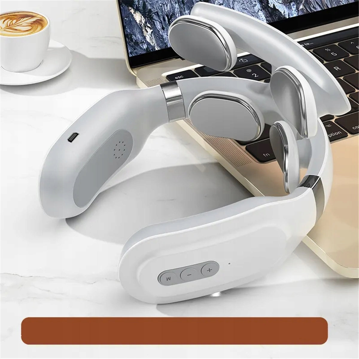 Neck Massager with Heating 16 Levels of Intensity, Electric Massager Medical device no