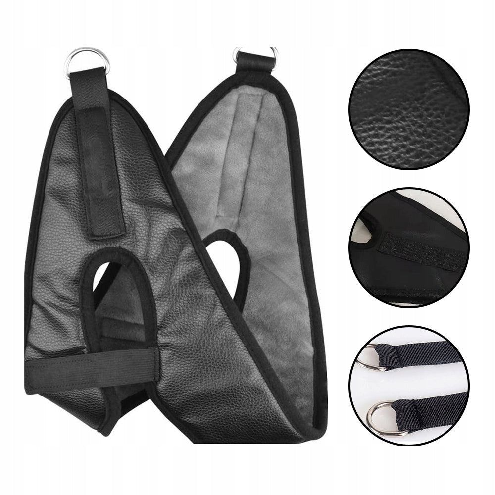 Neck Traction Device Black Ergonomic Adjustable