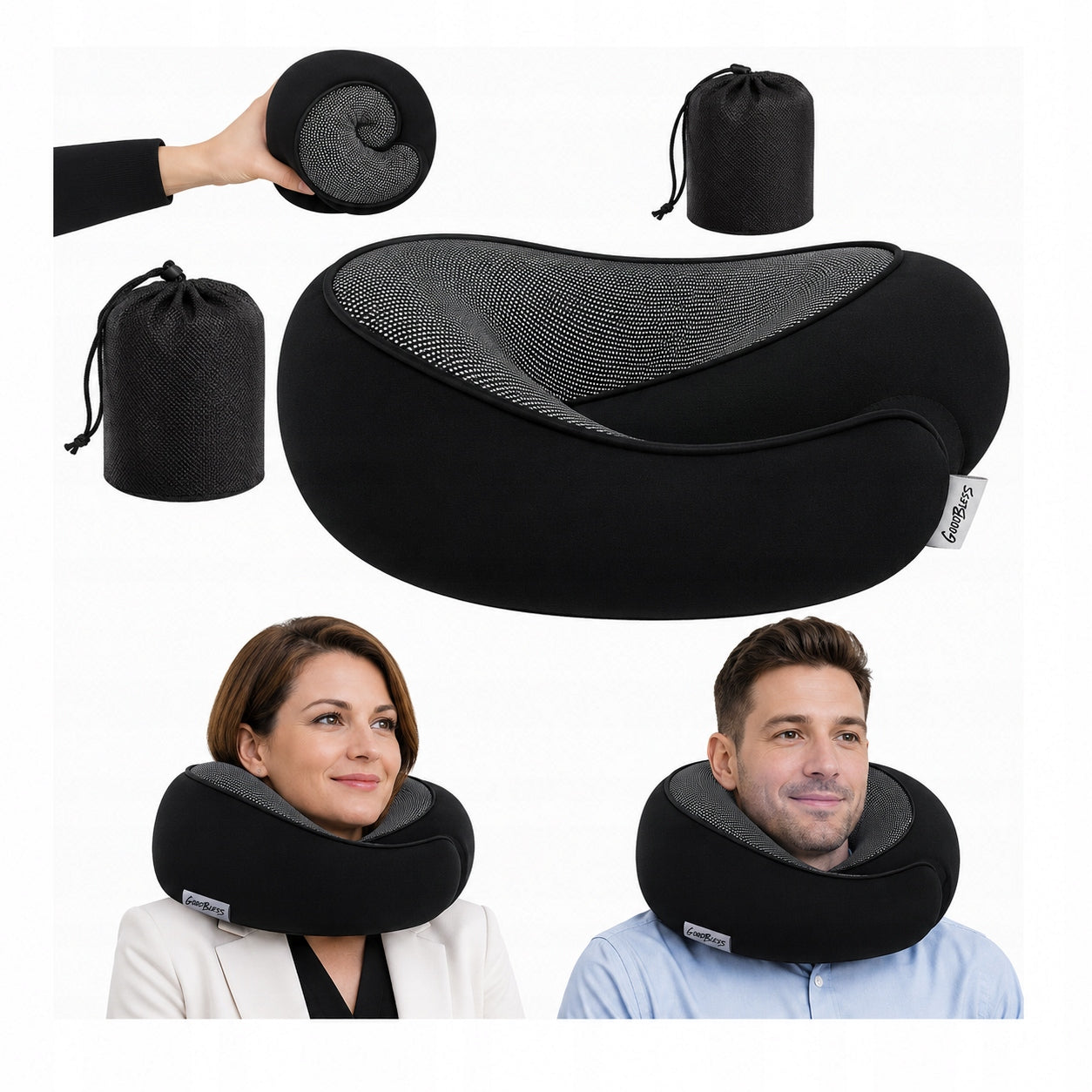 Neck Travel Pillow Tourist Neck Pillow with 360° Protection