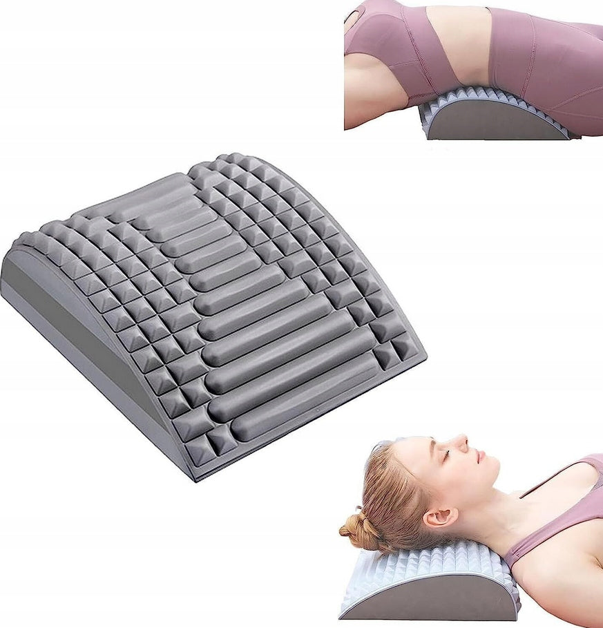Neck and Back Stretcher Muscle Relief Flexible Back Massager