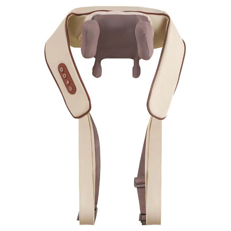 Neck and Shoulder Massager, Cordless with Heat, Shiatsu Massage Device