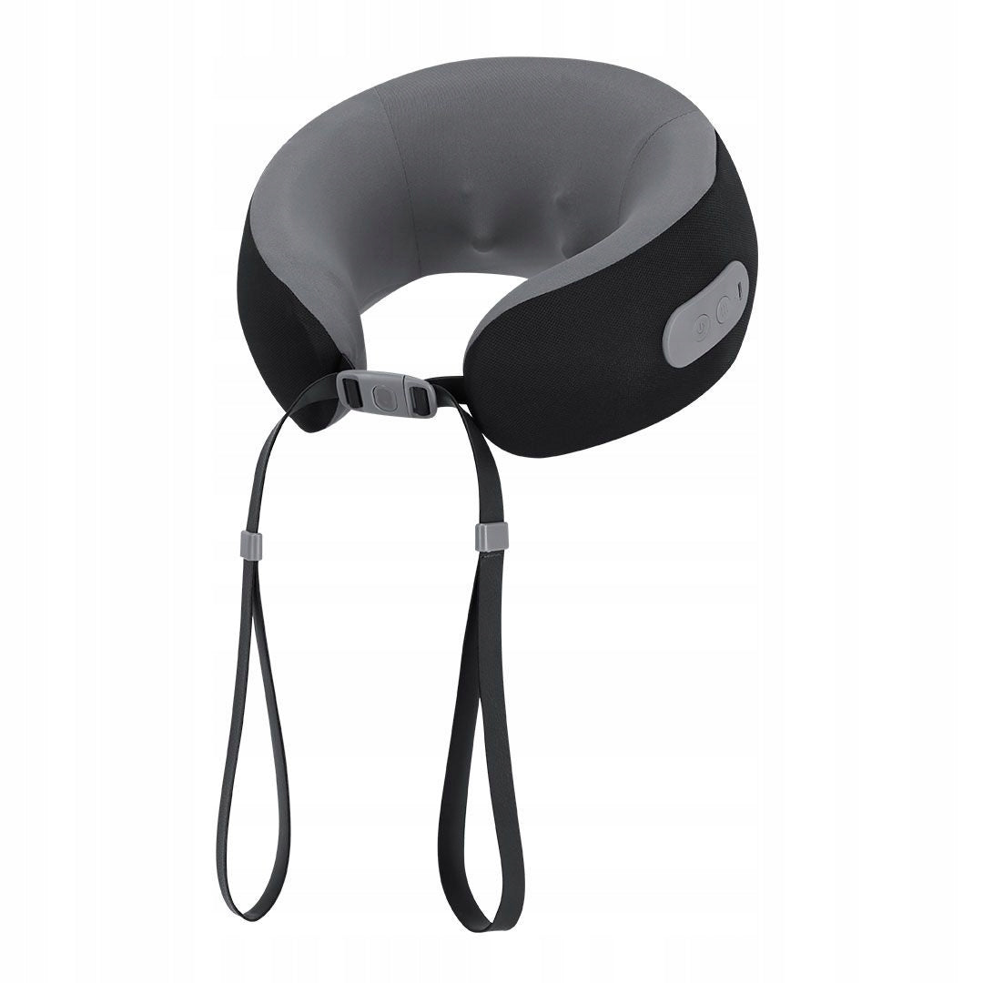 Neck massage pillow USB croissant travel headrest with massage 1200 mAh Packaging status original