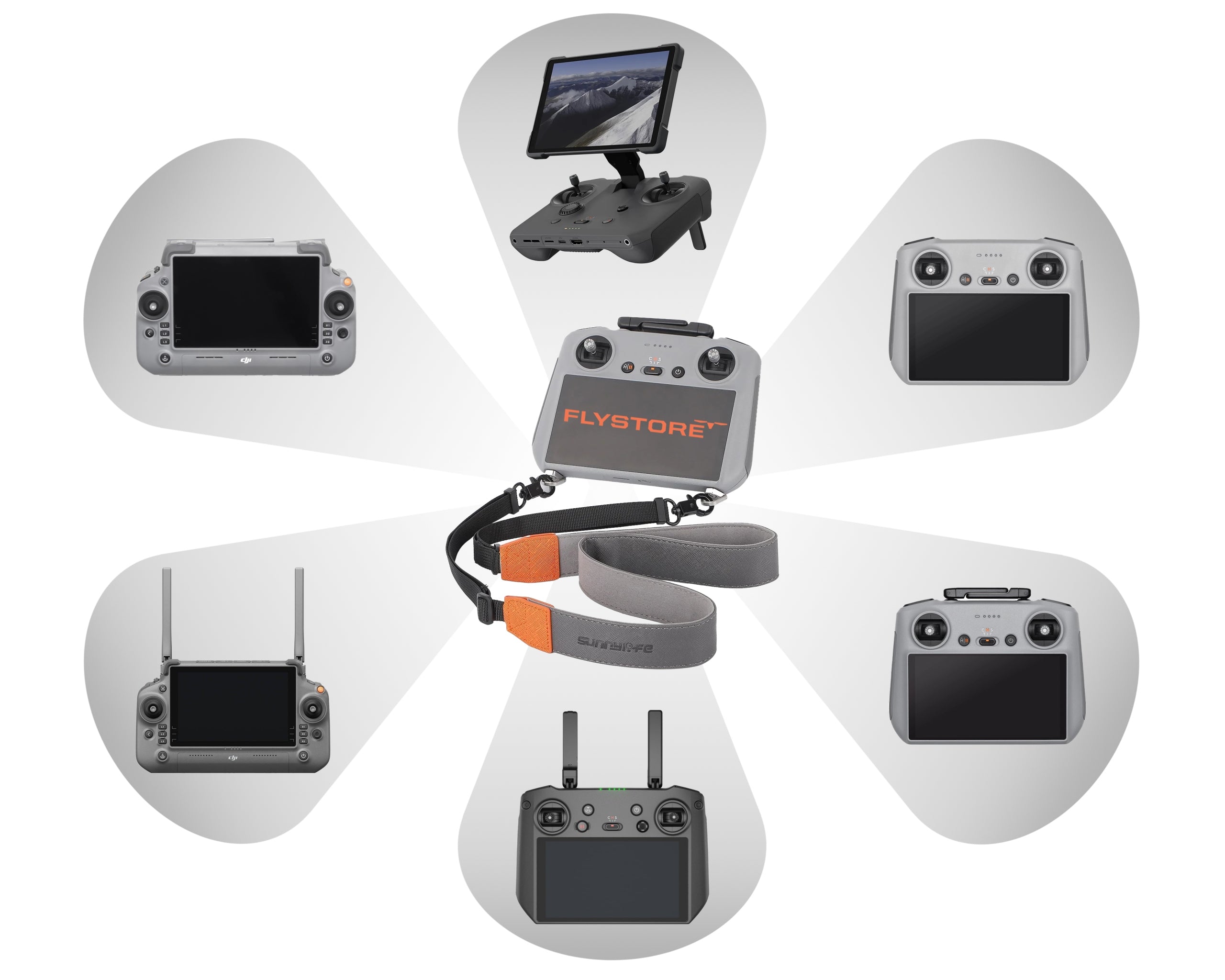 Neck strap for DJI RC 2 / RC / RC PRO 2 / RC PLUS 2 bow controller Manufacturer code Uchwyt Smycz Na Szyję Ramię do DJI RC / 2 / P