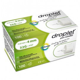 Needles for pen DROPLET G32 0,23 mm x 4 mm - 100 pcs #PolishProduct