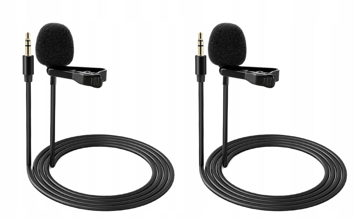 Neewer 3.5mm Omnidirectional Microphone 2-Pack