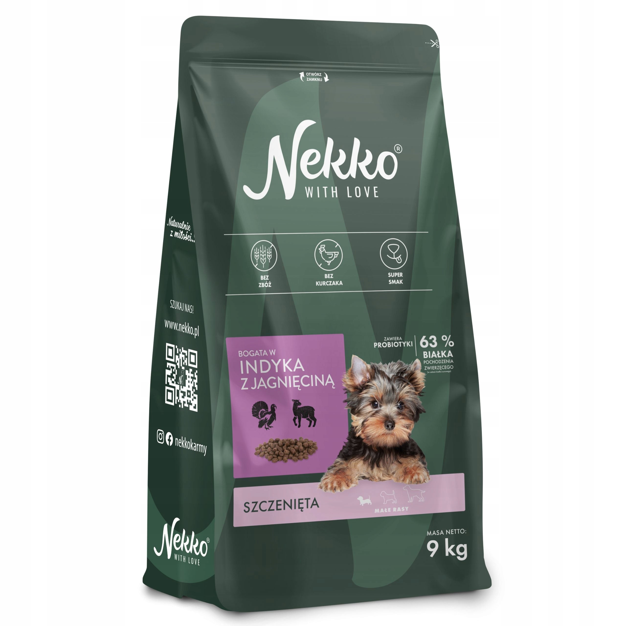 Nekko Puppy Mini Grain Free Turkey Lamb 9kg