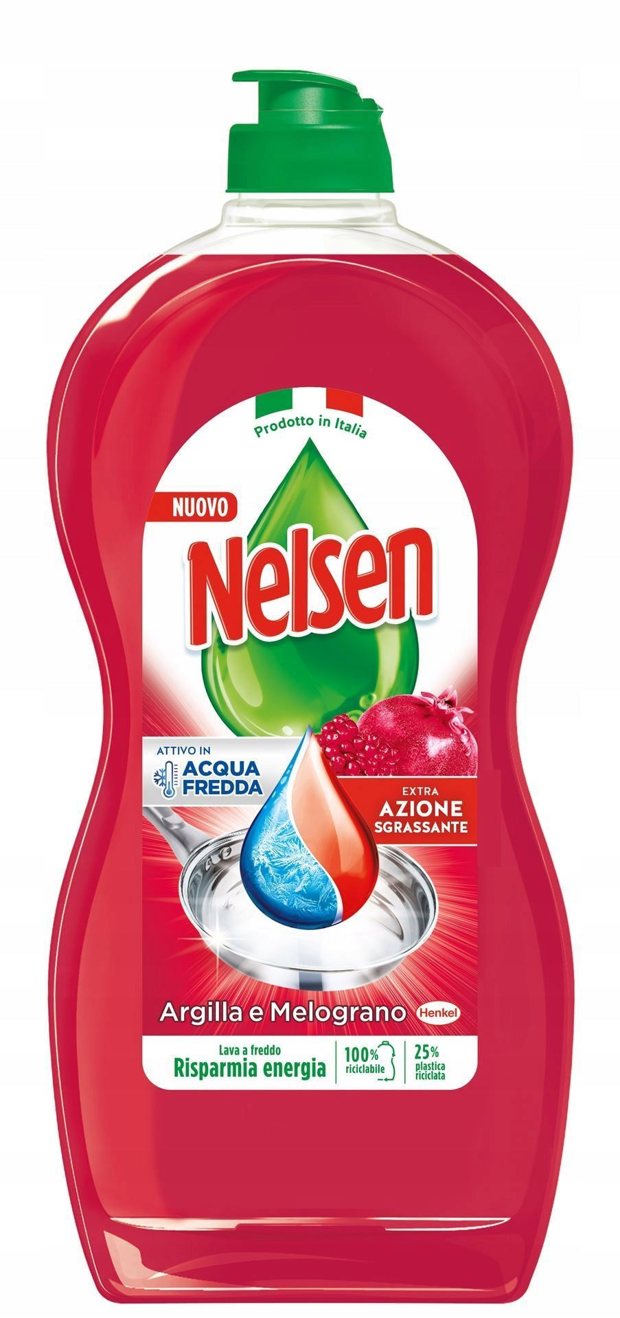 Nelsen dishwashing liquid Agrilla 850 ml effective Italian liquid