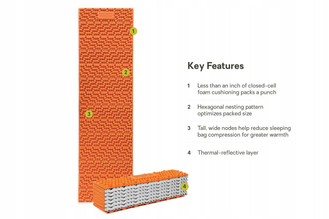 Nemo Equipment Switchback Insulated Regular Mat [183 x 51cm; 415g] Brand Nemo