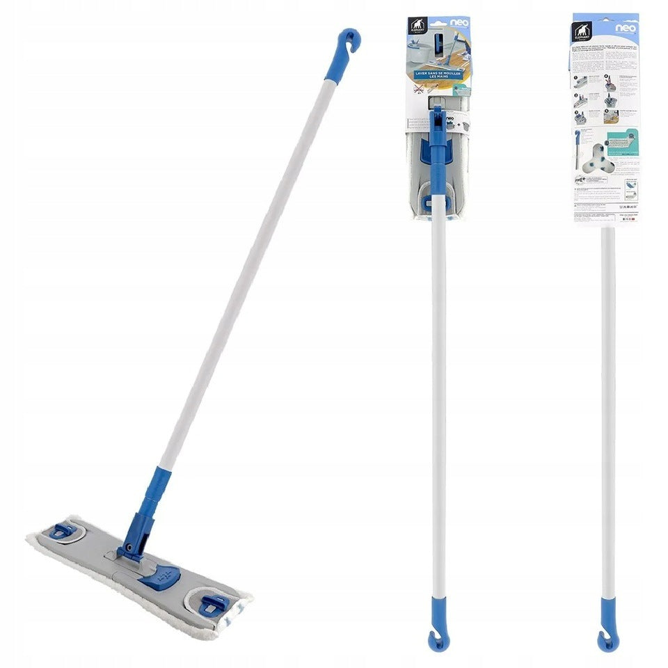 Neo flat mop system with adjustable telescopic pole ELEPHANT
