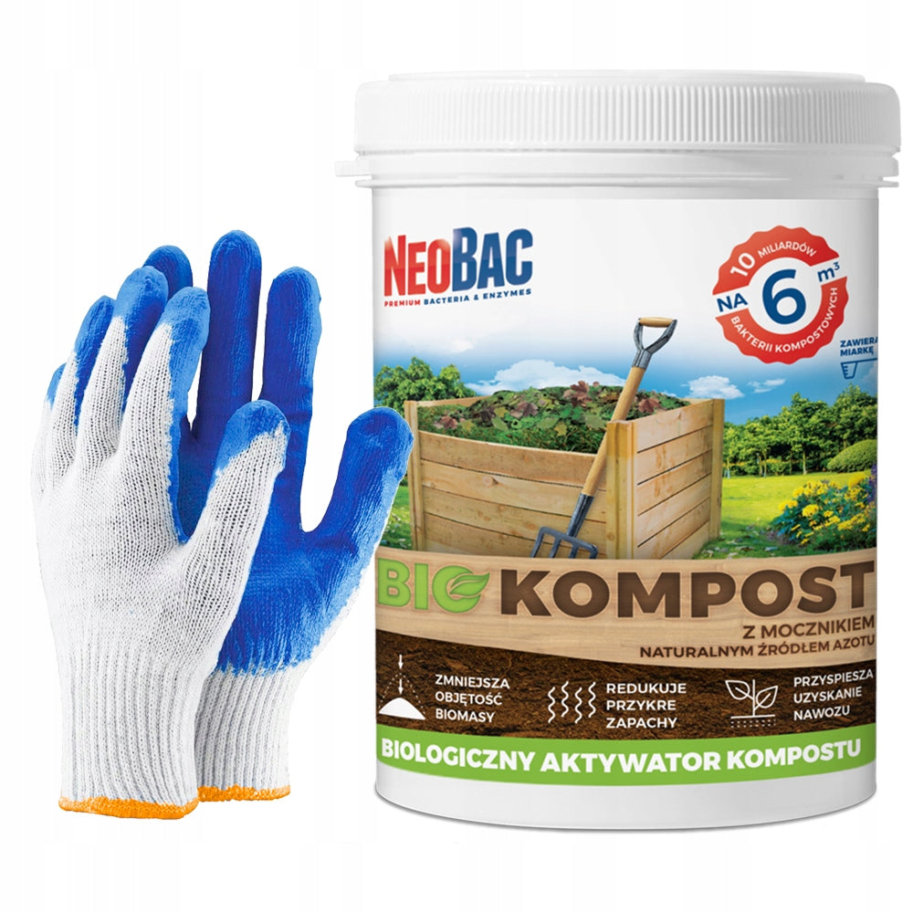 NeoBac FAST COMPOST Composting LEAF GRASS | Strong COMPOST Bacteria Manufacturer code AKTYWATOR KOMPOSTU BAKTERIE