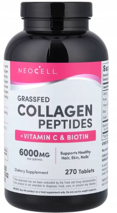 NeoCell - Grassfed Collagen Peptides | collagen + vitamin C + biotin | 270 tab