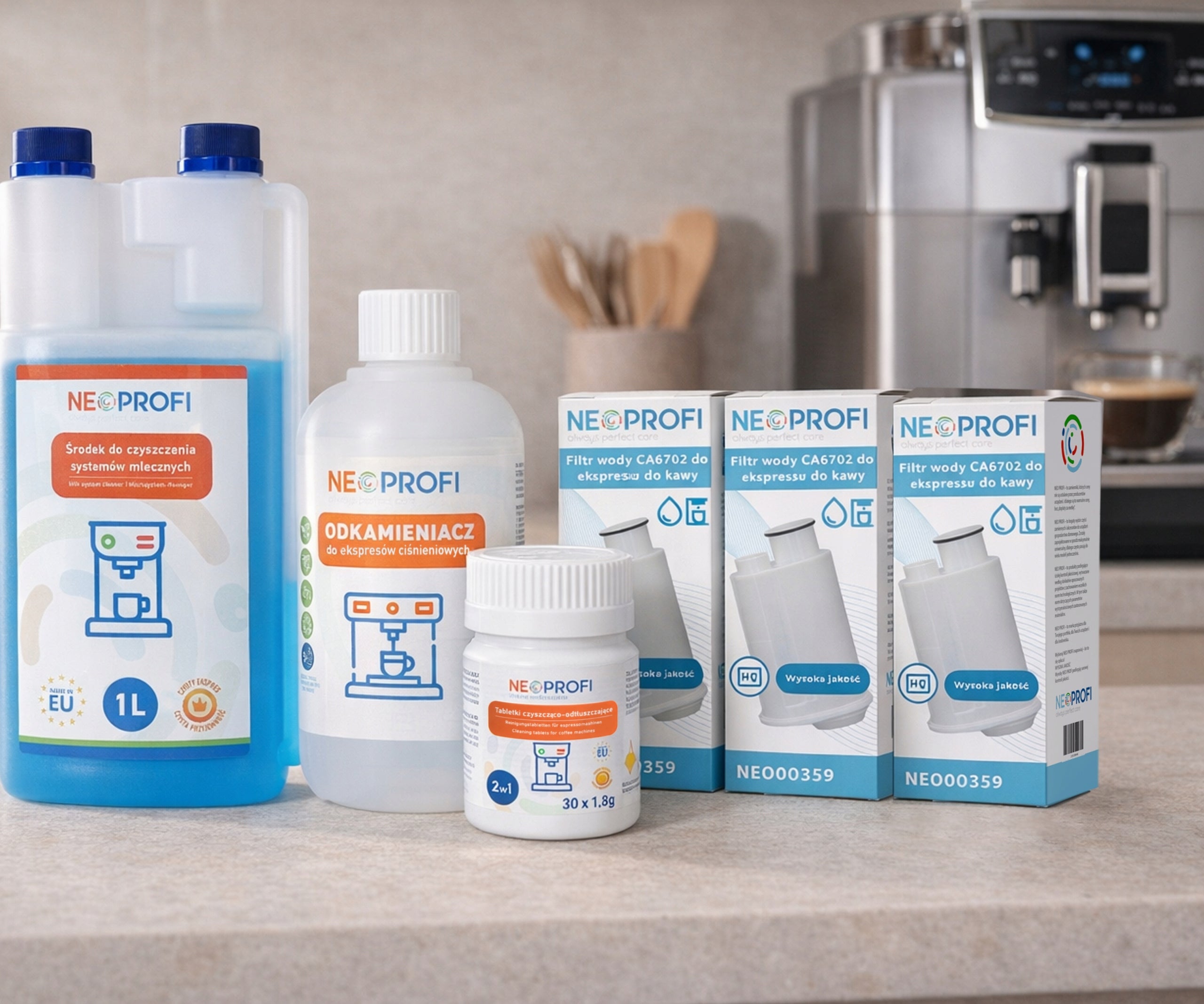 NeoProfi Universal Coffee Maker Cleaning and Descaling Kit Manufacturer code NEO002731
