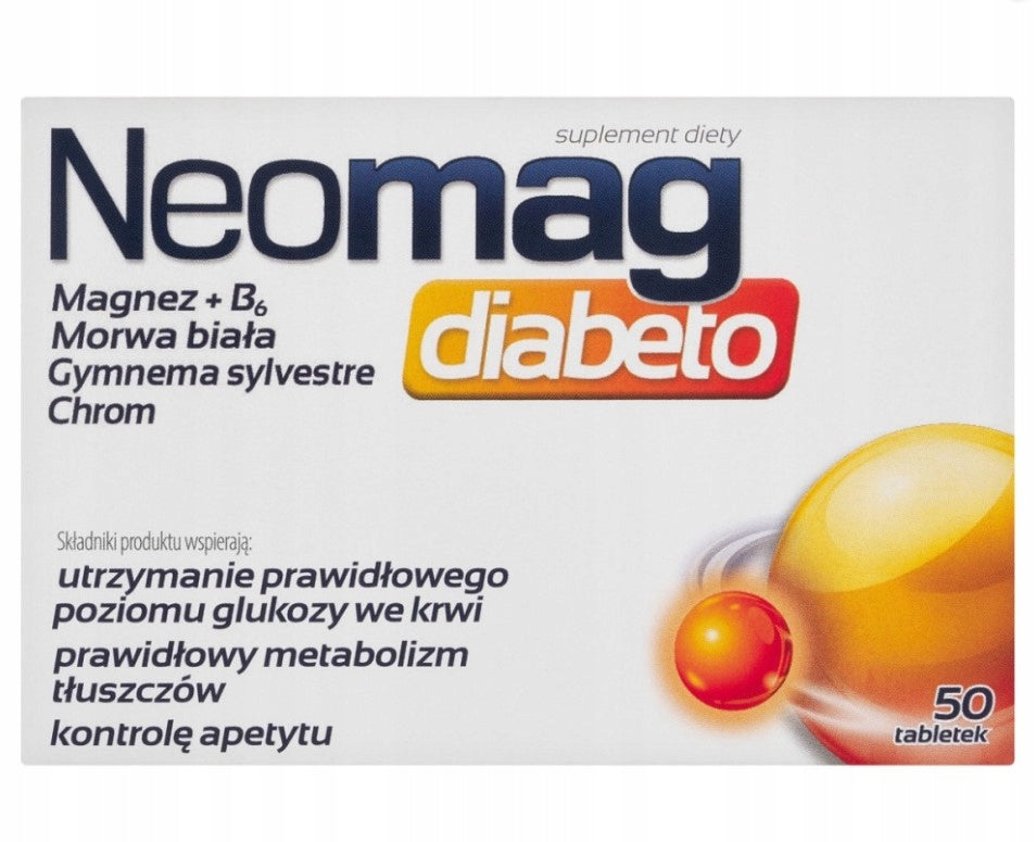 Neomag Diabeto 50 tablets