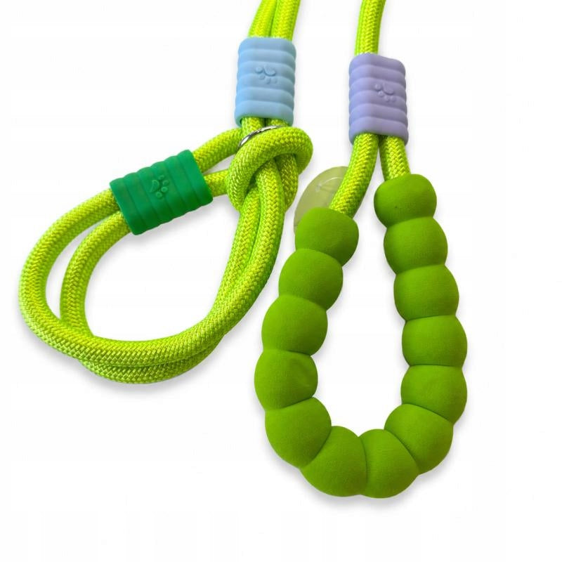 Neon Lanyard with Clamp Collar 115cm Adjustable Durable Braided Rope Packaging status original