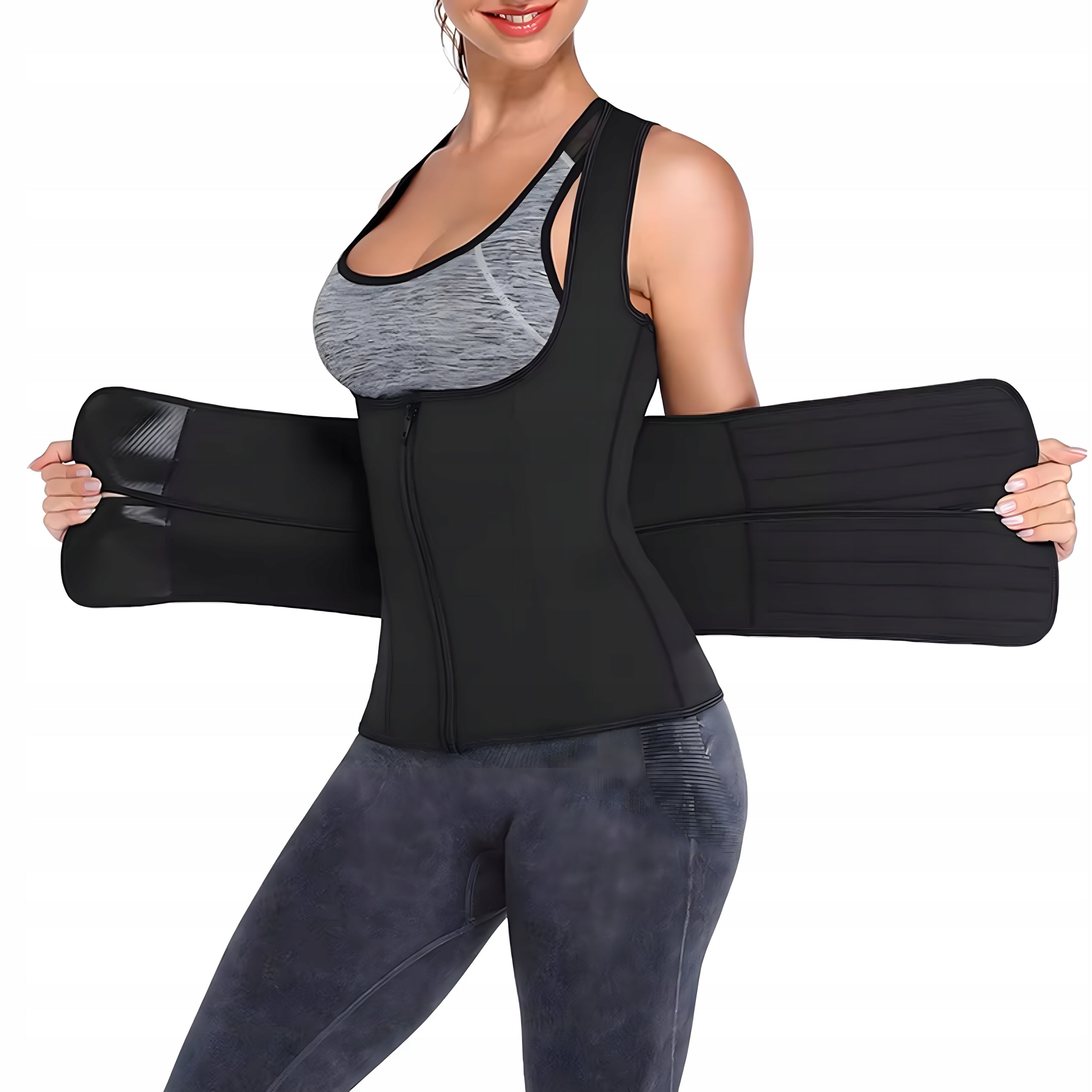Neoprene Fitness Vest Women Slimming Sports Training L Kind slimming belt