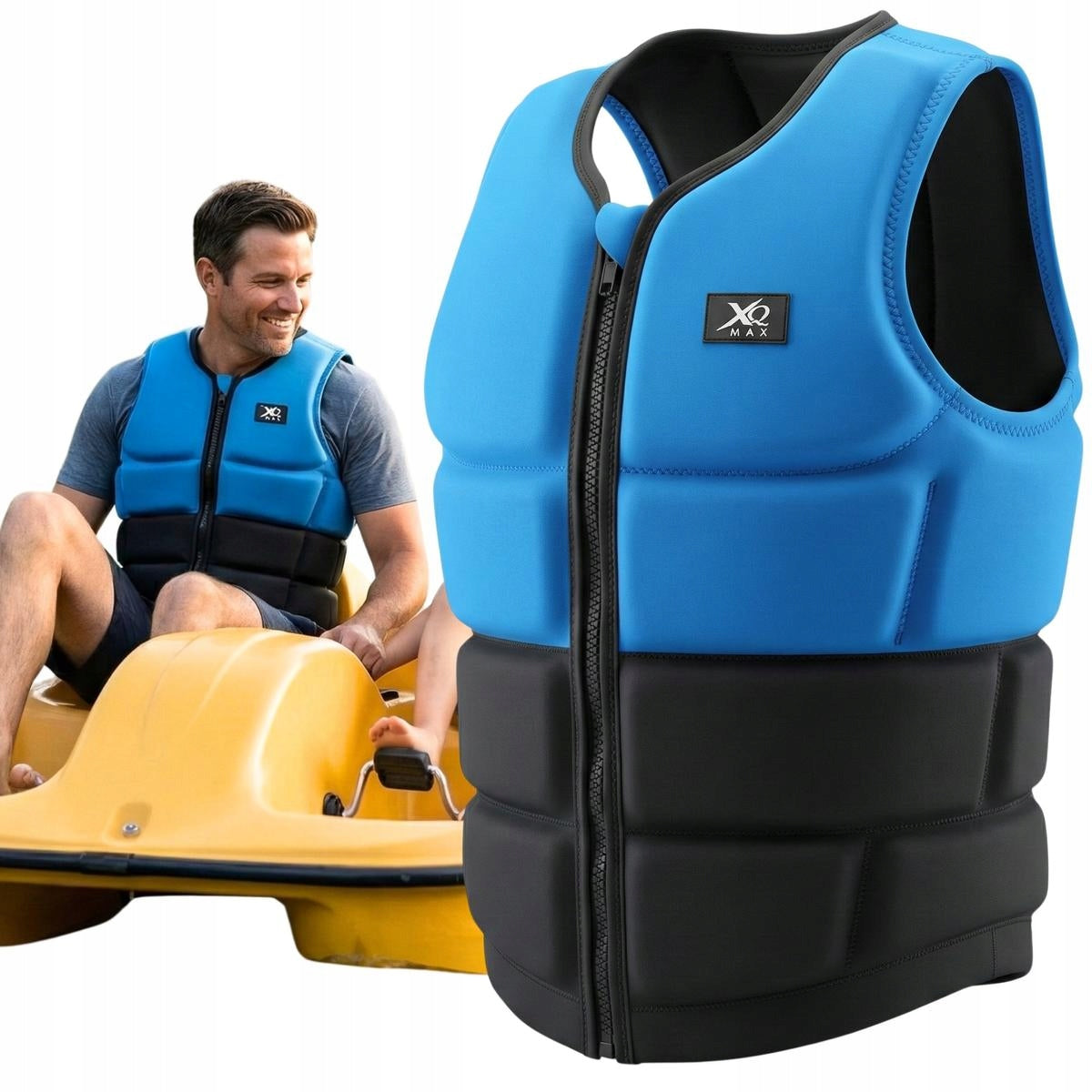 Neoprene Safety Vest Life Vest for KAYAK BOAT SUP KITE XQMAX r.M