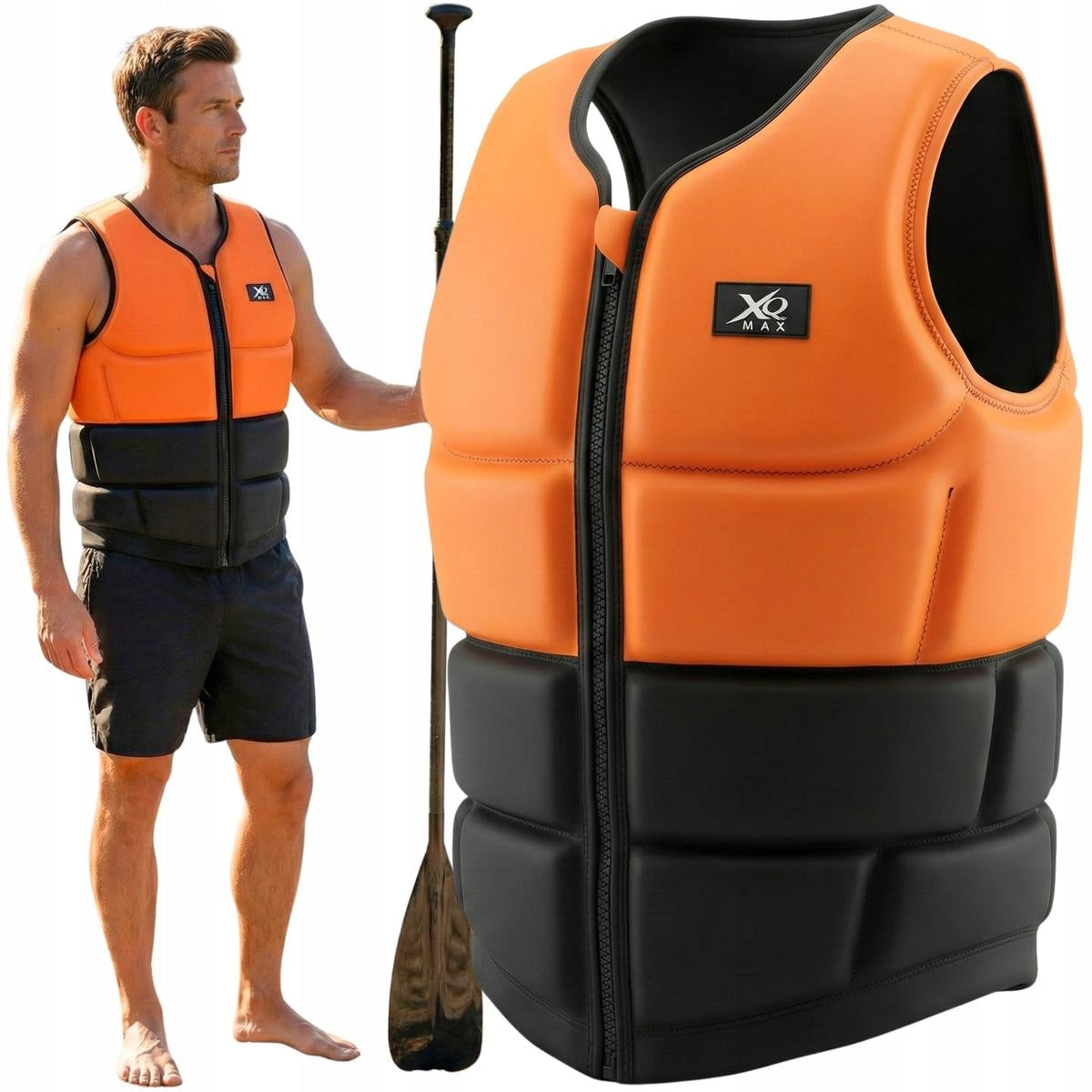 Neoprene Safety Vest Life Vest for KAYAK BOAT SUP KITE XQMAX r.XL